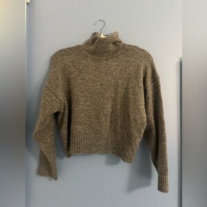 NWT Zara Cropped Turtleneck